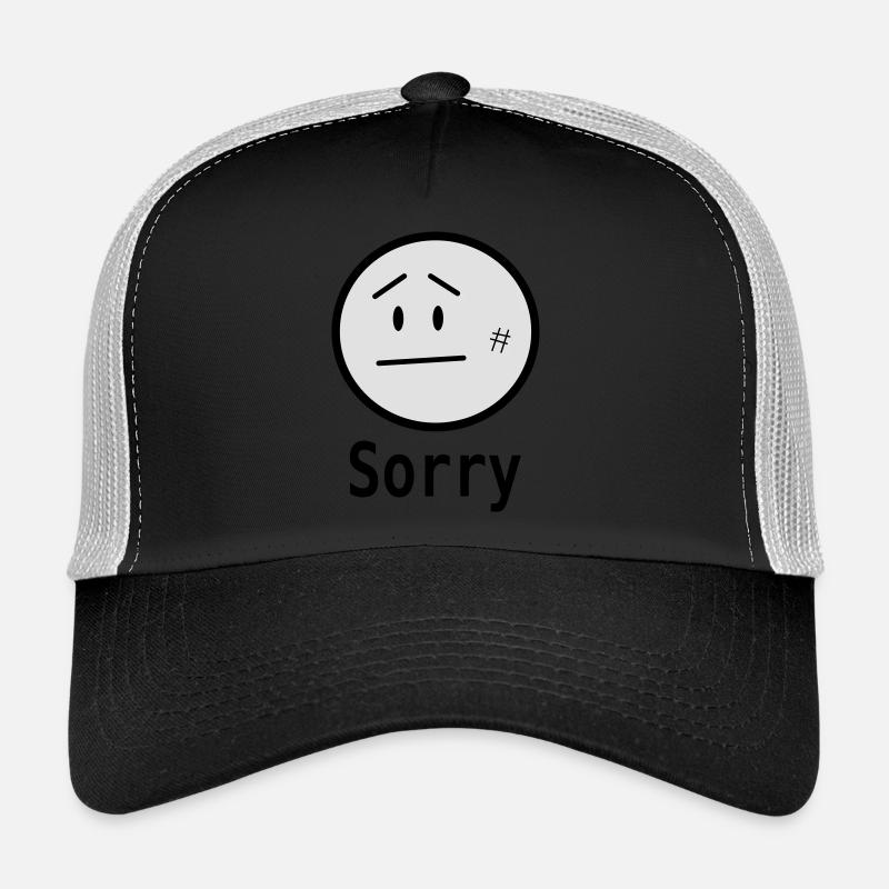 sorry - Trucker Cap - Schwarz/Steingrau