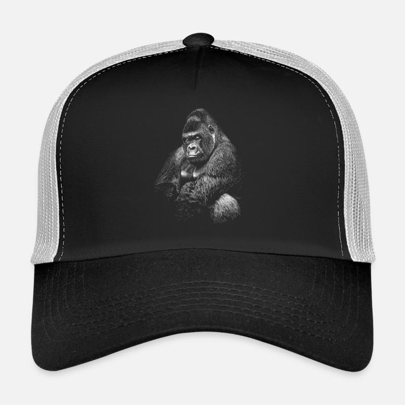 Gorilla - Trucker Cap - Schwarz/Steingrau