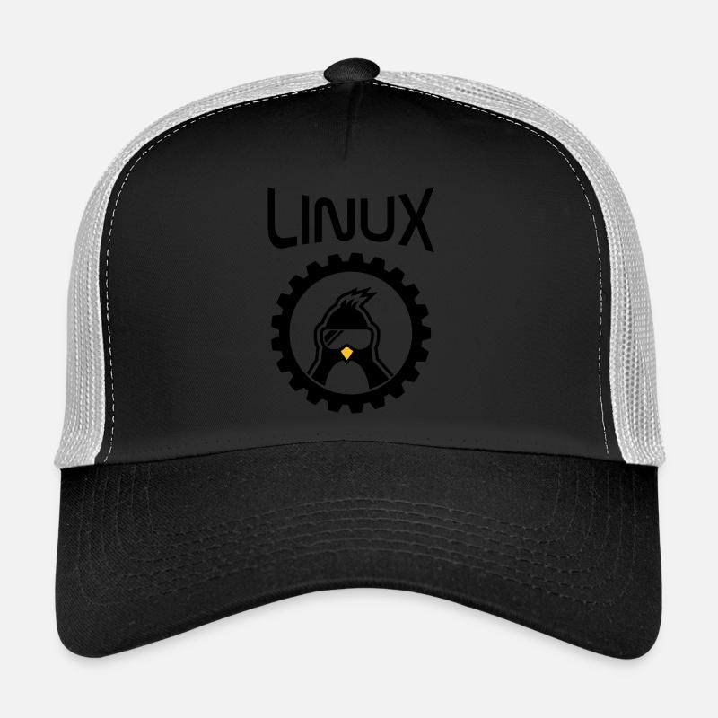 roue linux Casquette trucker 