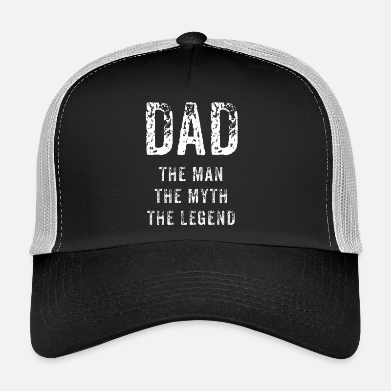 Dad – The Legend - Trucker Cap - black/stone grey