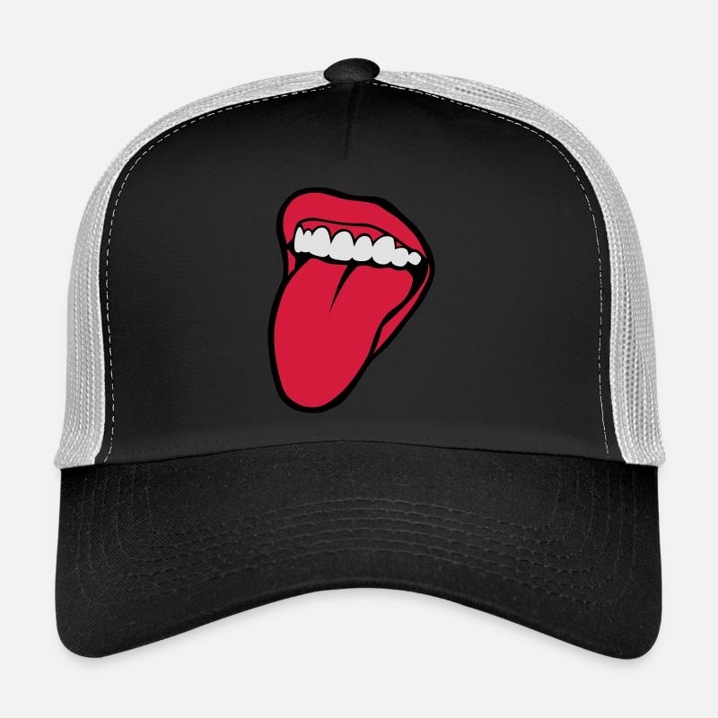 bouche tire langue 2601 Casquette trucker 