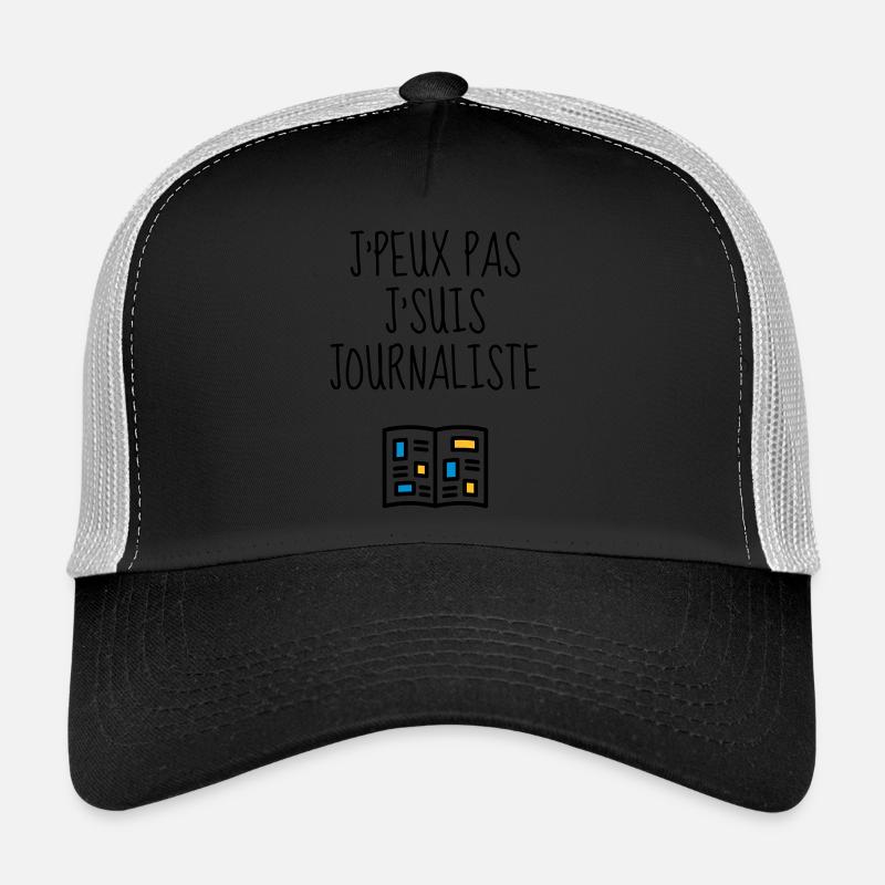 Journalist Journalism Journalismus Journaliste Trucker Cap