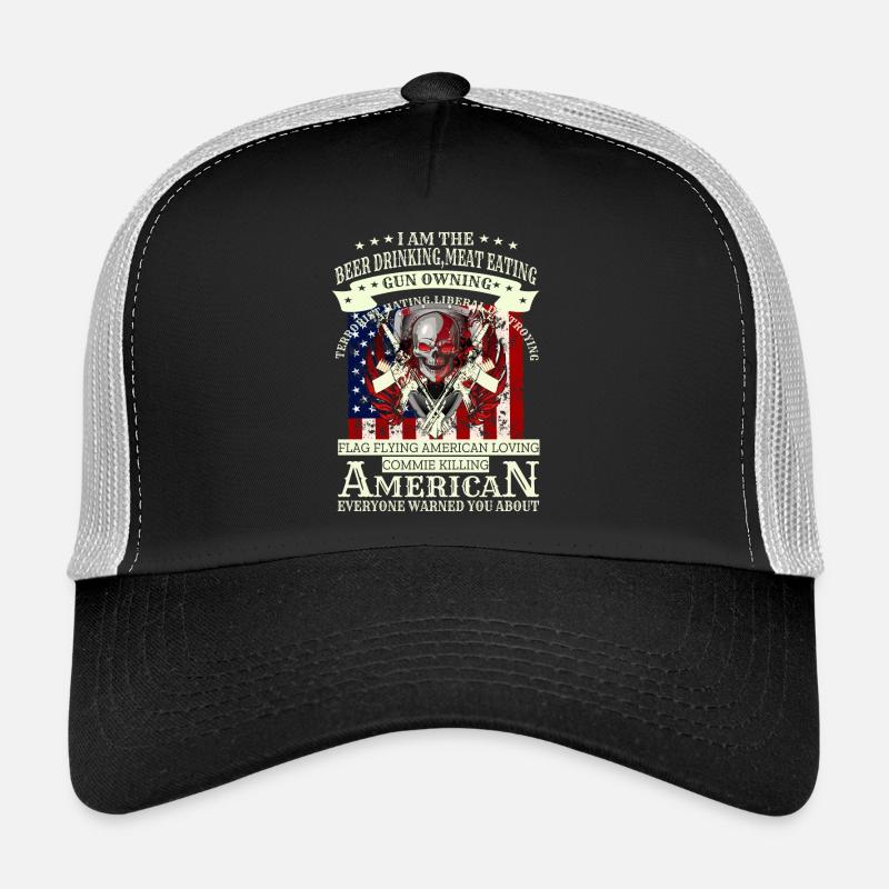 Army skull Trucker Cap