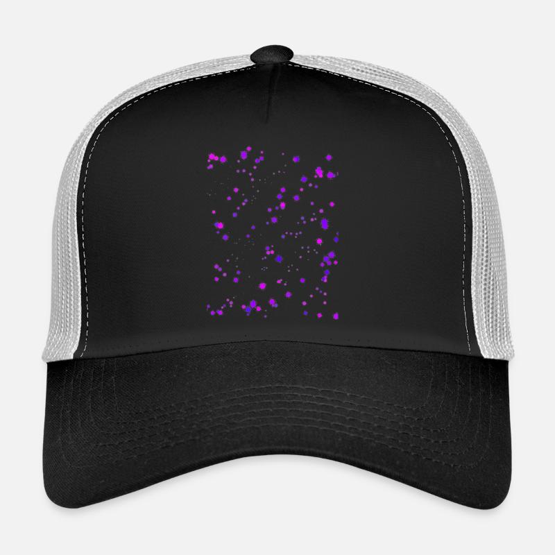 Lila Farbsprenkel Trucker Cap