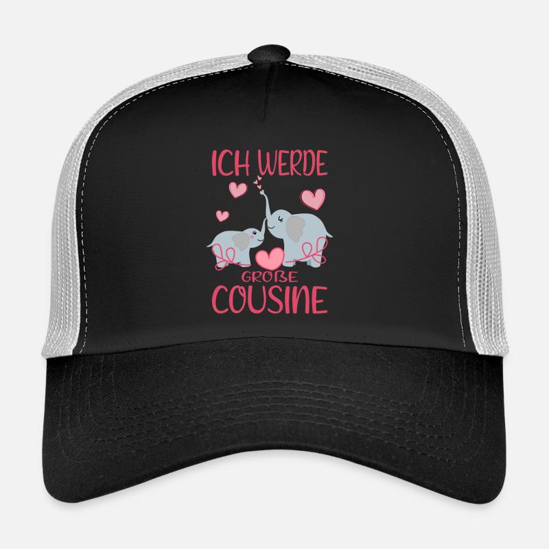 Cousine Ich werde große Cousine Cousinen Nachwuchs Trucker Cap