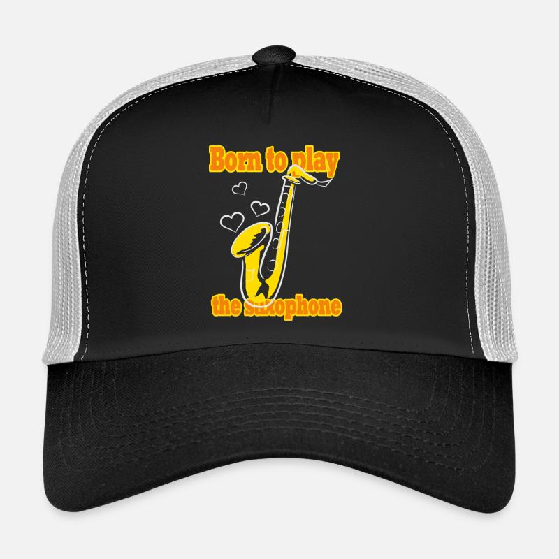 Musique de saxophone Casquette trucker 