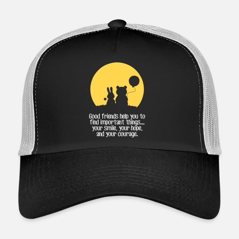 Sourire, espoir, courage Casquette trucker 