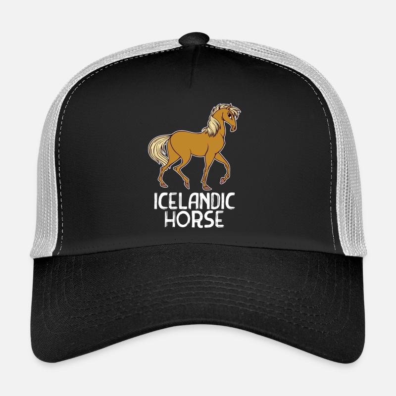 Haflinger Pferde Pferdenarr Statement Islandpferde Trucker Cap