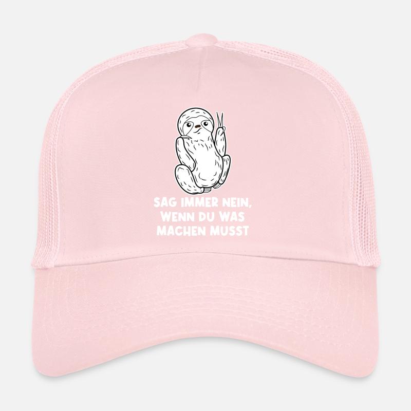 Faul Urwald Tier Faultier Statement Dschungel Trucker Cap