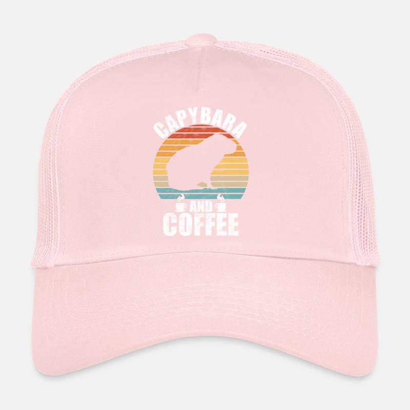 Capybara Zoo Animal Design Trucker Cap