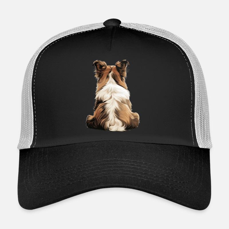 Chien de berger Shetland Casquette trucker 