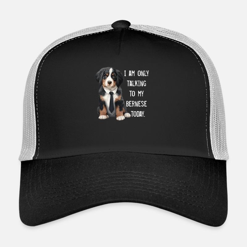 Berner Sennenhund - Trucker Cap - Schwarz/Steingrau
