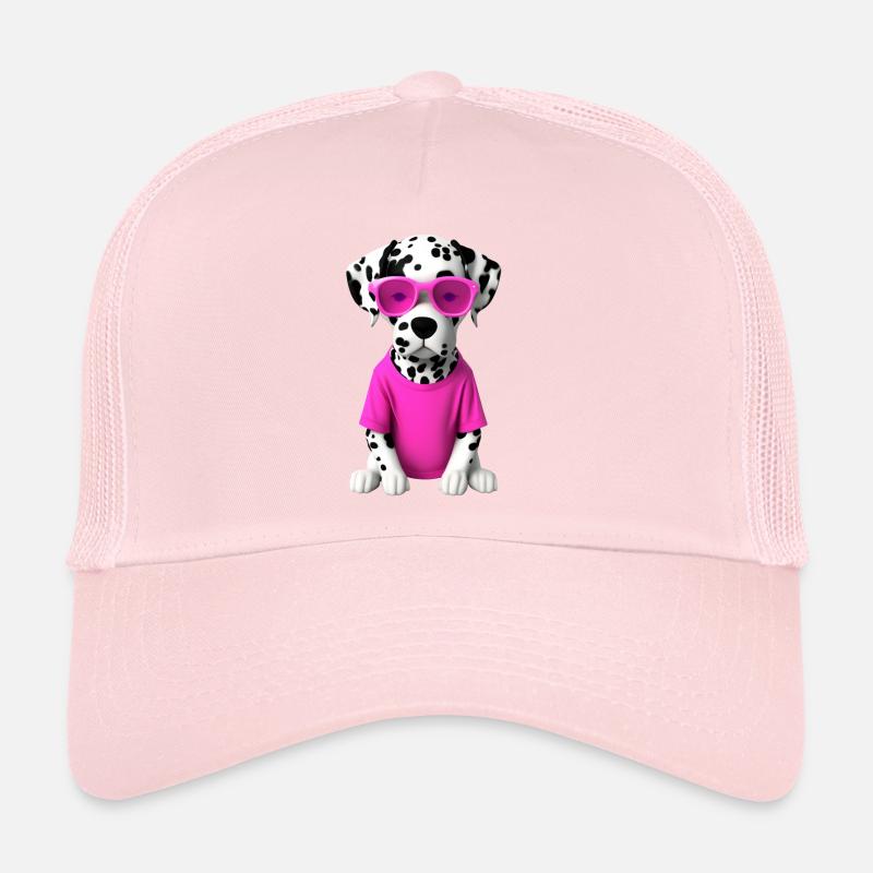 Les Dalmatiens en rose Casquette trucker 