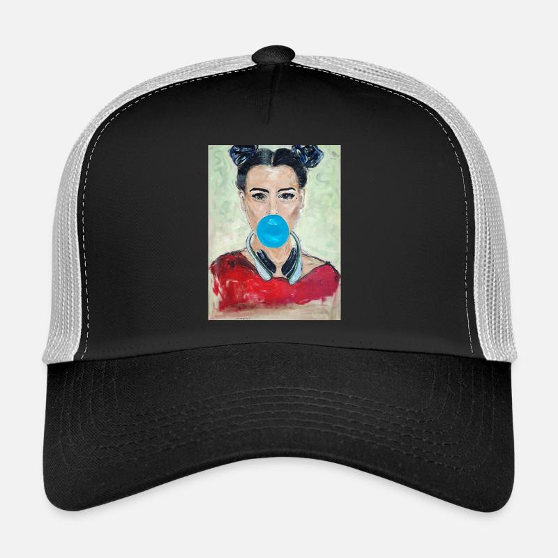 Bubble Fun - Trucker Cap - Schwarz/Steingrau