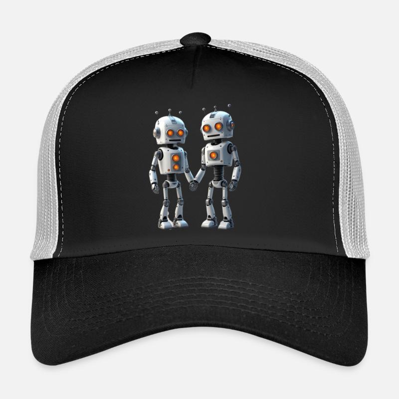 Couple de robots Casquette trucker 