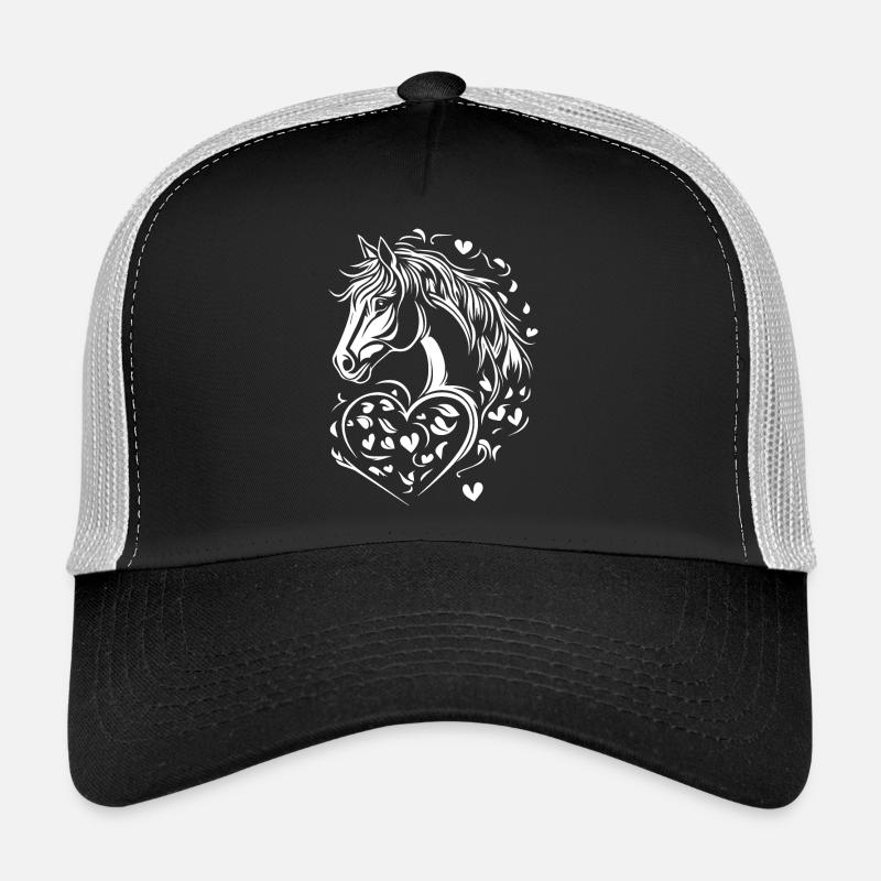 Pferd Herz Trucker Cap