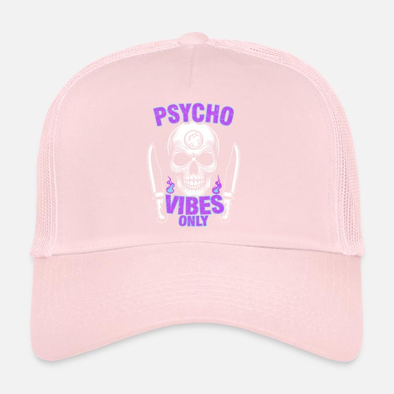 Crâne Psycho Vibes Casquette trucker 
