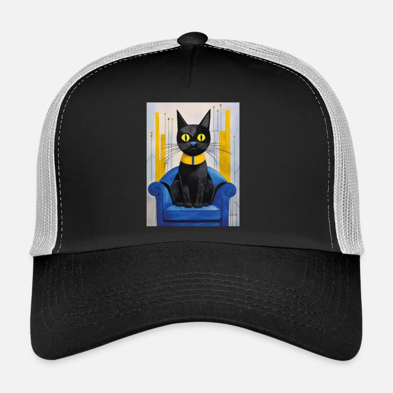 Le chat Casquette trucker 