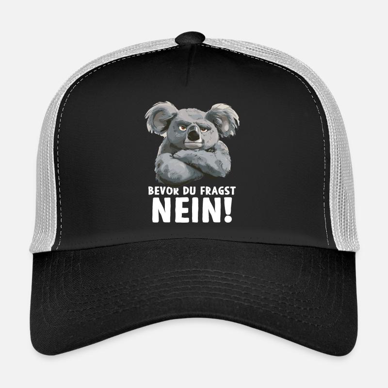 Koala mignon Koala ours avant que je demande non Casquette trucker 