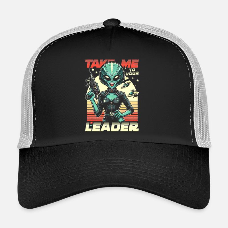 Sexy Alien Retro Comic - Bring mich zu deinem Anführer Trucker Cap
