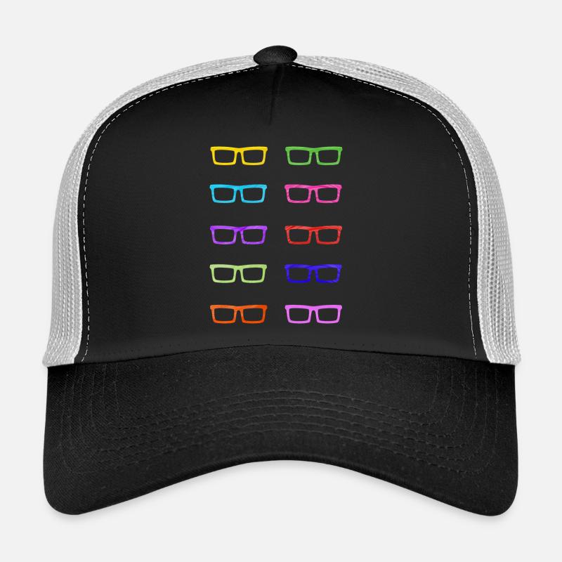 Colourful Glasses - Trucker Cap - black/stone grey