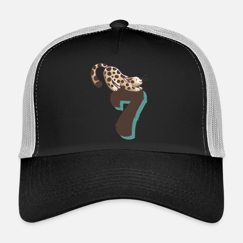 Chat numéro 7 Casquette trucker 