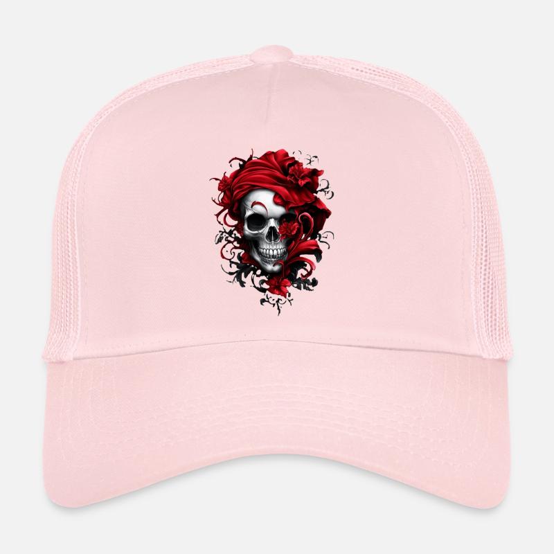 Crâne élégant Casquette trucker 