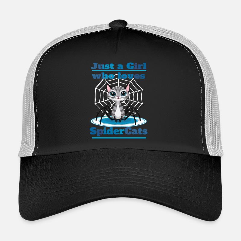 Cute Spiders Cat Trucker Cap
