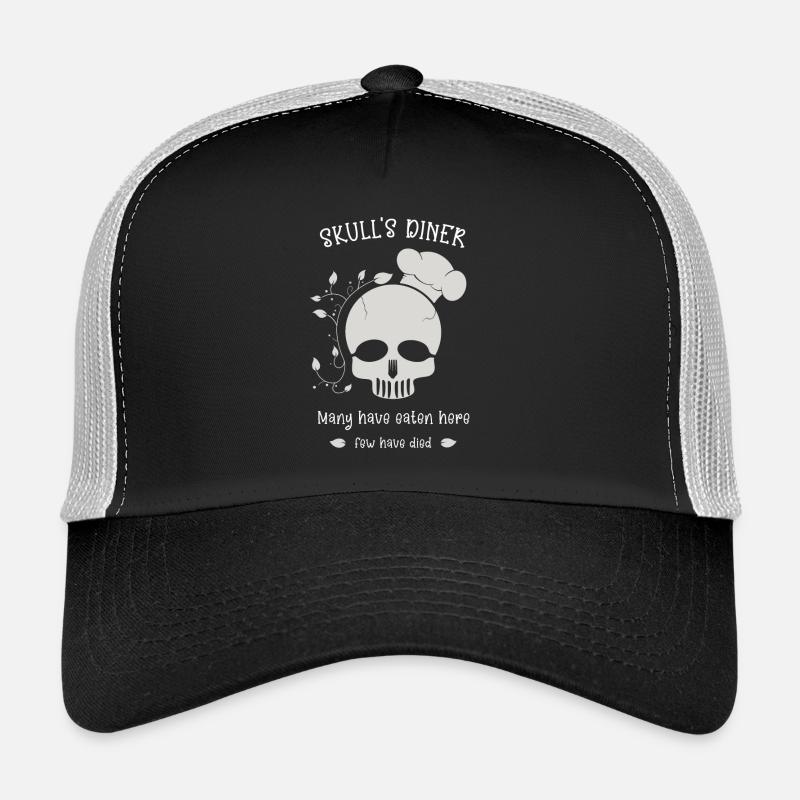 Dîner du crâne - Casquette trucker - noir/gris pierre