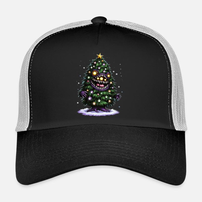 Weihnachtsbaum Monster Trucker Cap