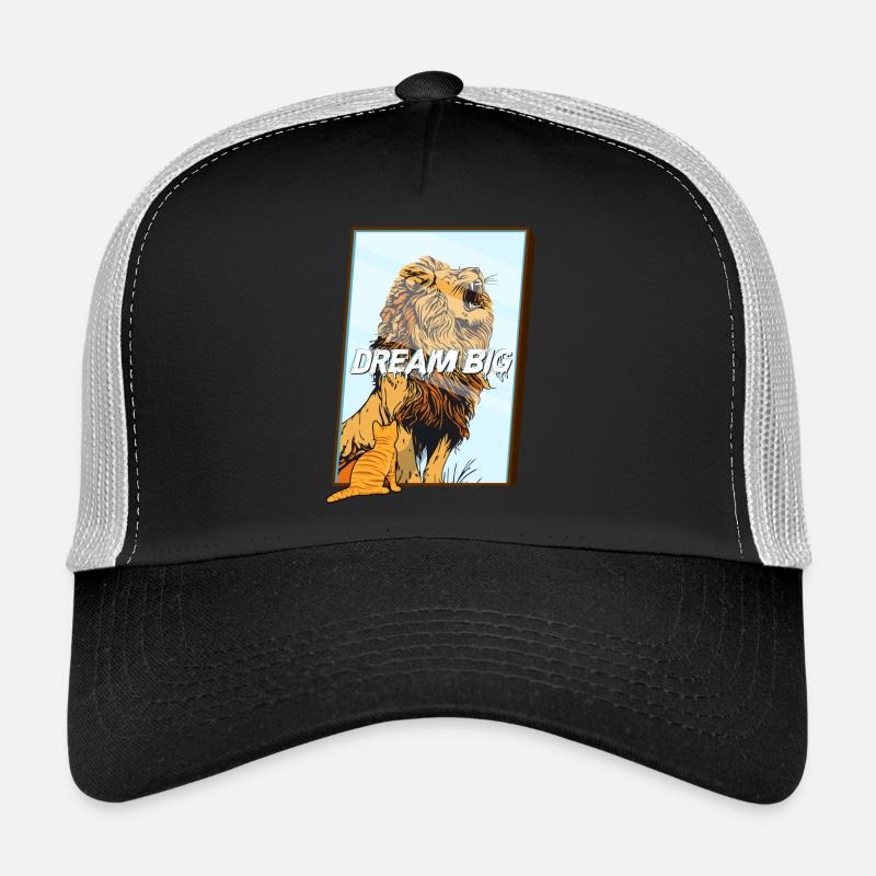 Dream Big Katze Löwe Trucker Cap