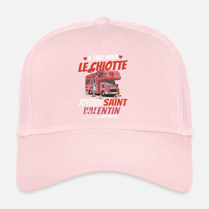 Saint Valentin Camping Cariste Casquette trucker