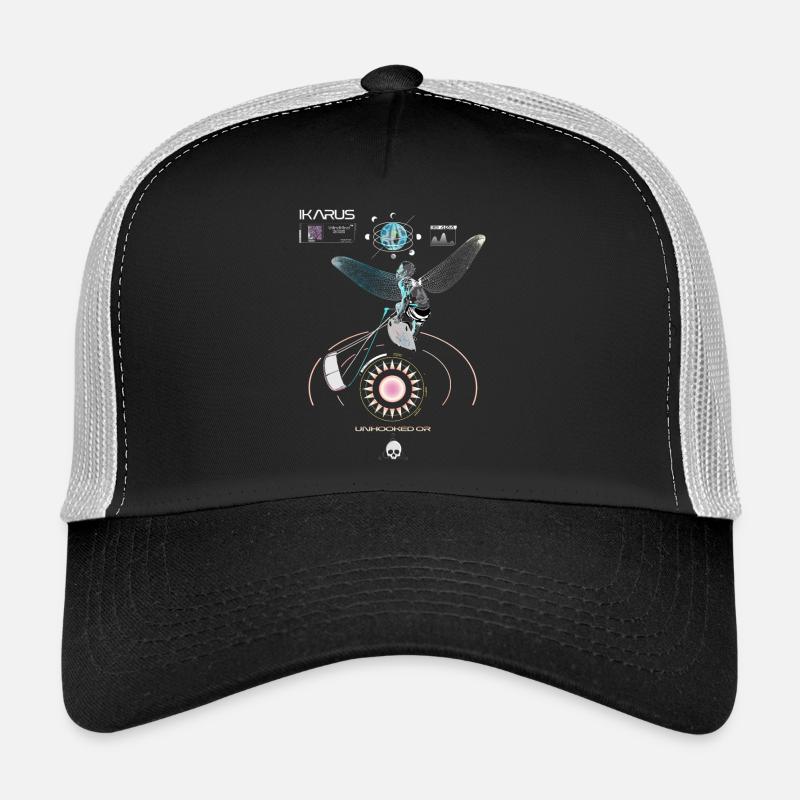 Kitesurfer - Trucker Cap - Schwarz/Steingrau
