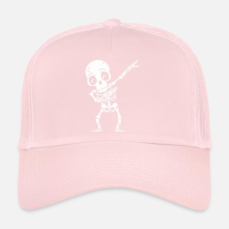 Dabbing Skelett Trucker Cap