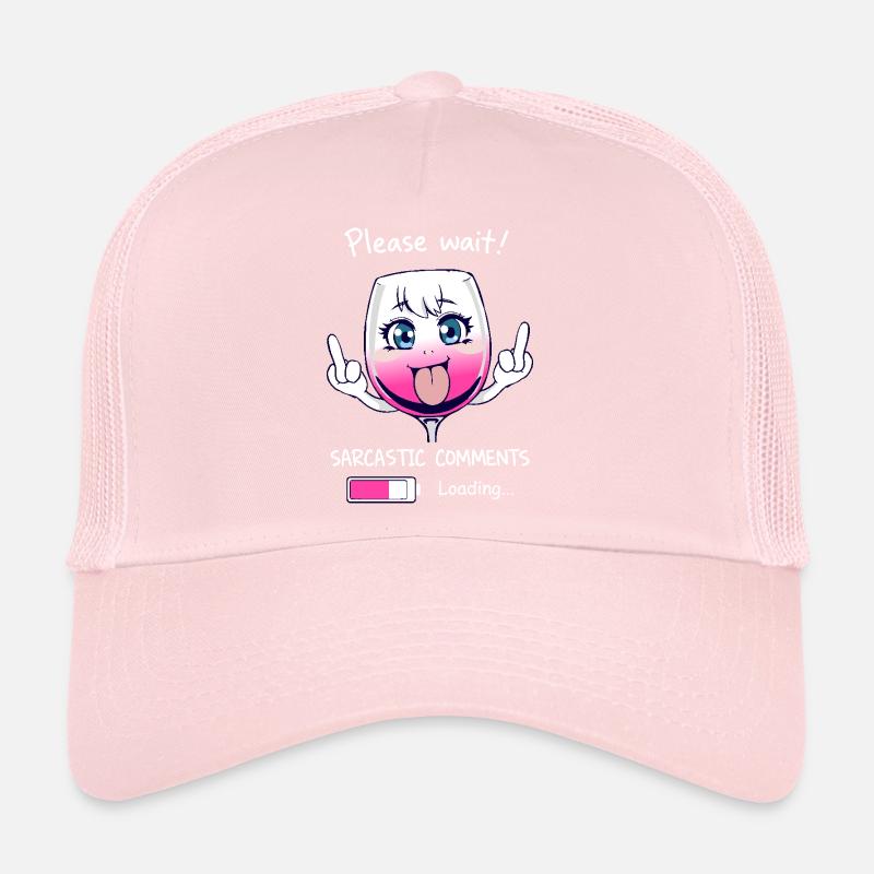Verre à vin sarcastique Casquette trucker 