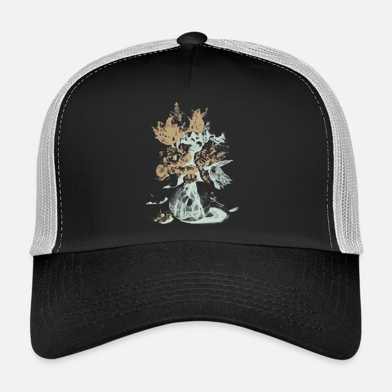 Vintage Blumenvase mit Rosen Trucker Cap