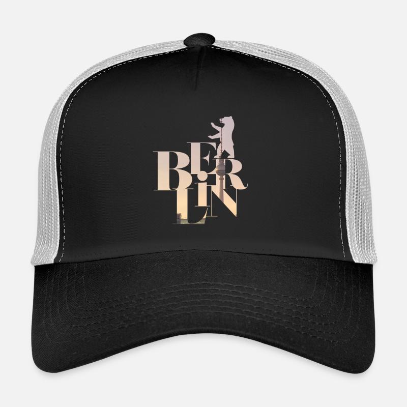 Berlin - Trucker Cap - Schwarz/Steingrau