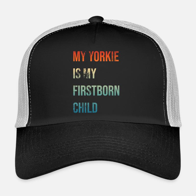 Yorkie Firstborn - Trucker Cap - Schwarz/Steingrau