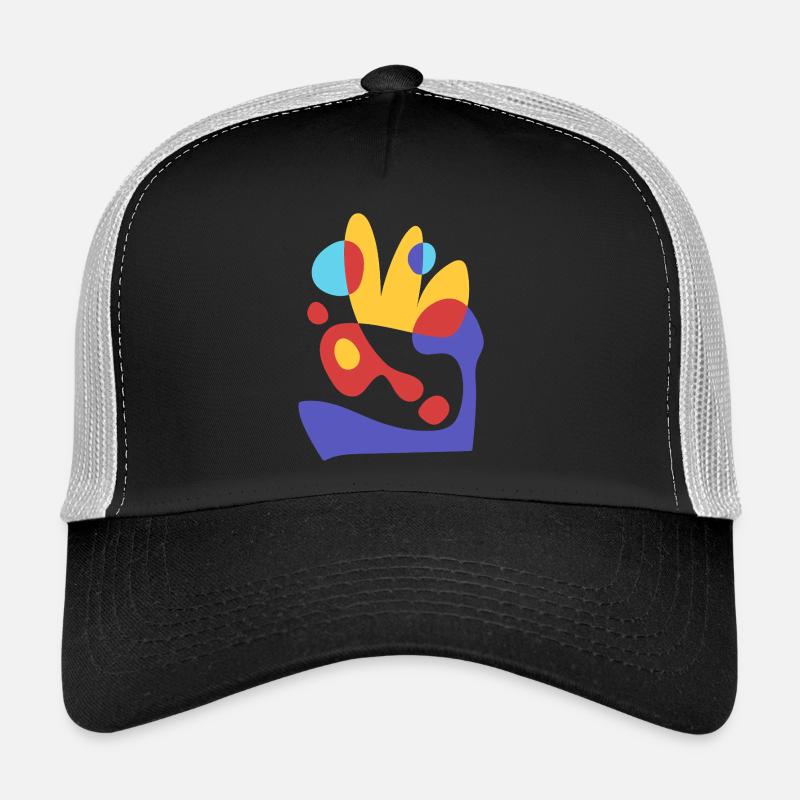 Abstrait Tropical Beeze - Style Bauhaus Casquette trucker 