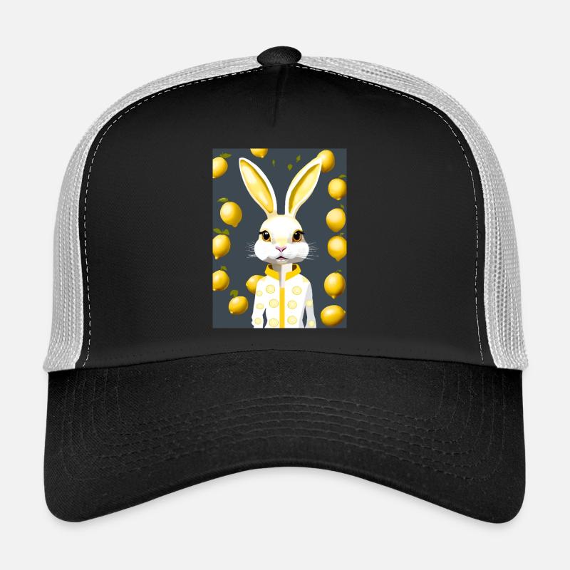Citrus Bunny, Lemon Pop Glow Trucker Cap