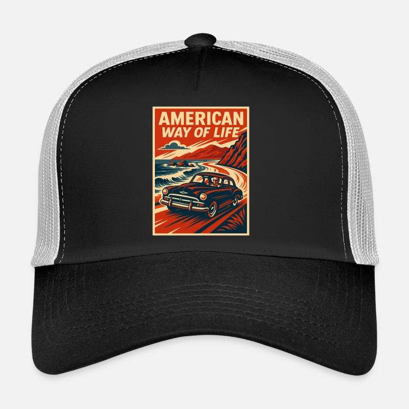 Amerikanischer Lebensstil Trucker Cap