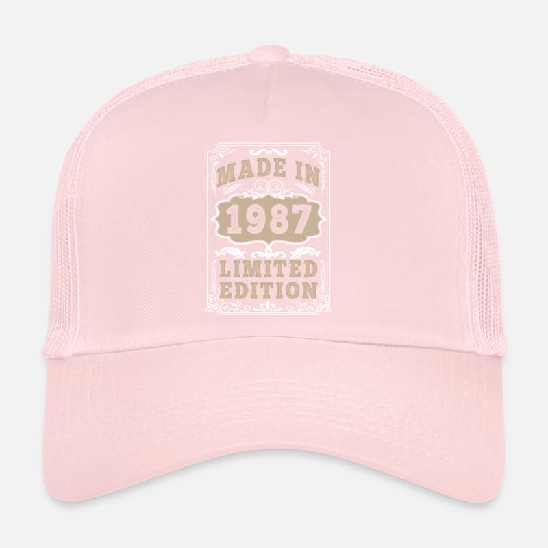 Original 1987 Vintage Vintage Retro Geburtstag Trucker Cap