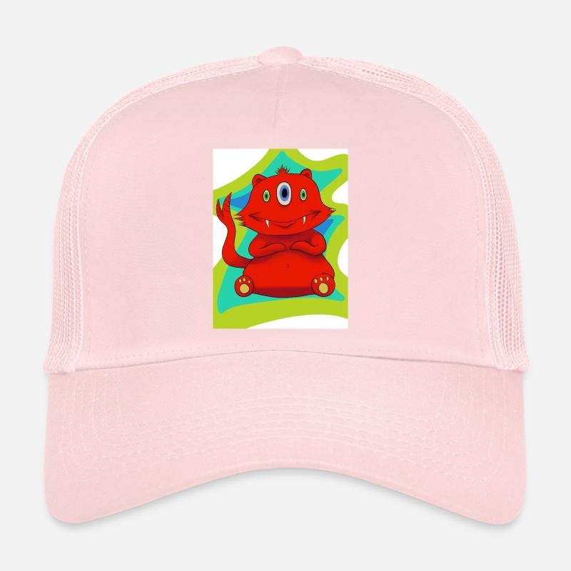 Monstre a trois yeux Casquette trucker 