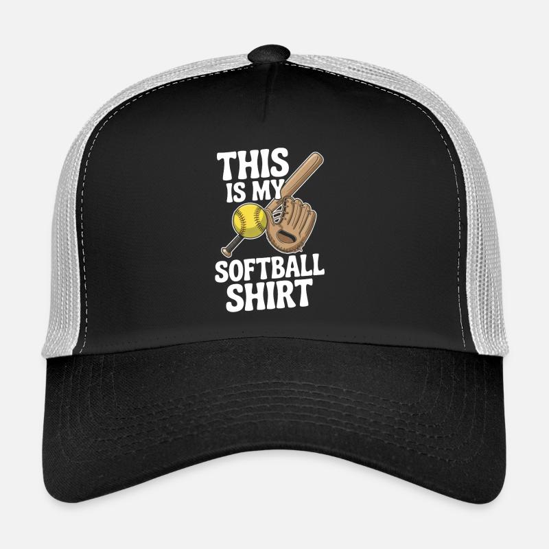 Drôle de receveur de saison de softball lanceur c’est mon Casquette trucker 