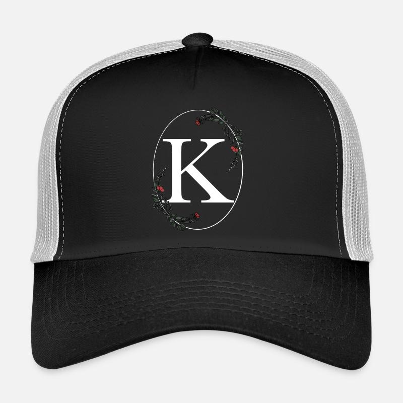 Lettre K Casquette trucker 