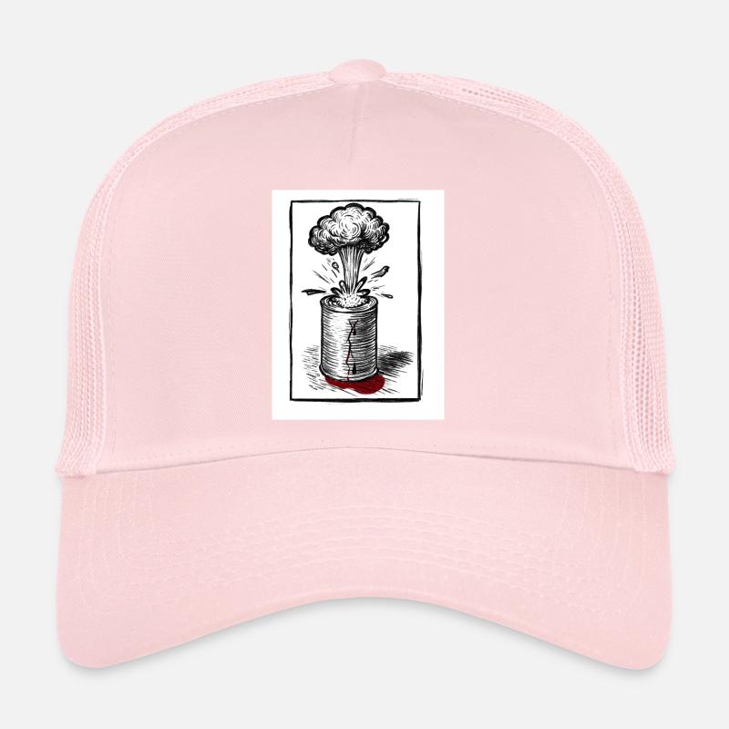 Konservendosenmenschen mitBackground Trucker Cap