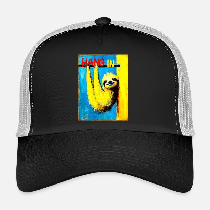 "Hang in there" by van Gogh Trucker Cap