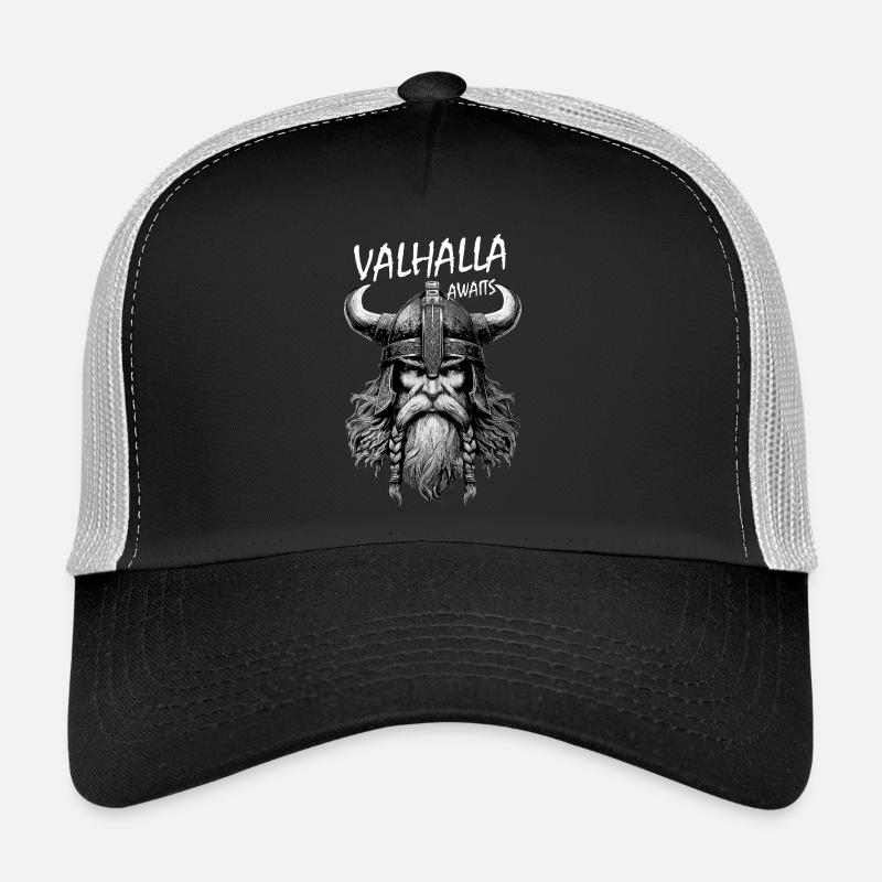 Valhalla Awaits Warrior Trucker Cap