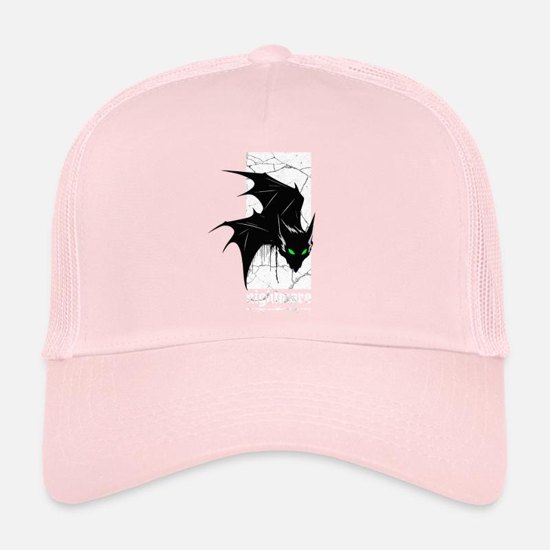 Nightmare Bat – Horreur gothique Vampire Creature Art Casquette trucker 