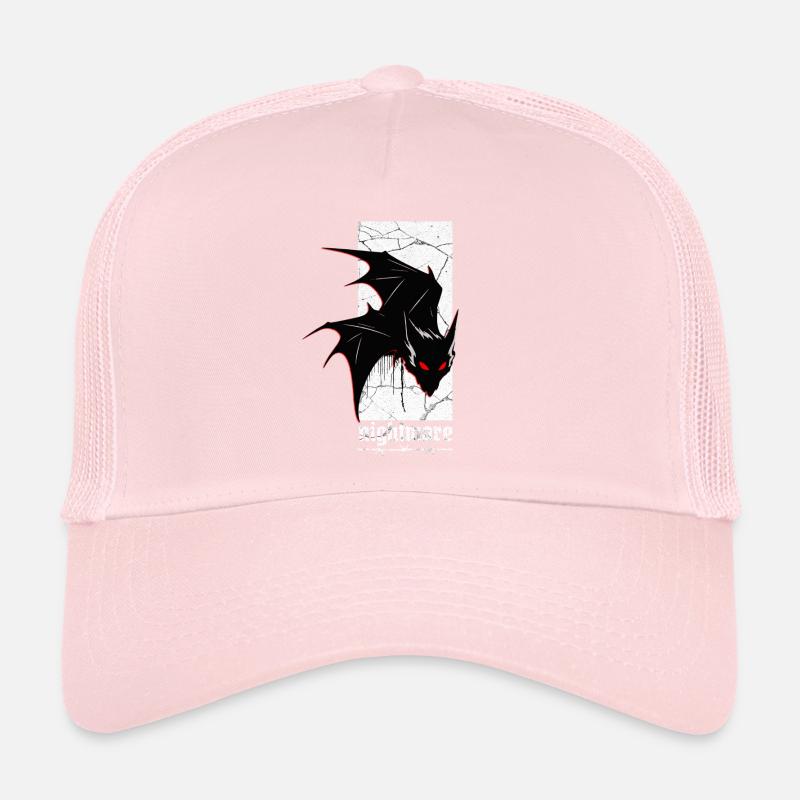 Nightmare Bat – Horreur gothique Vampire Creature Art Casquette trucker 